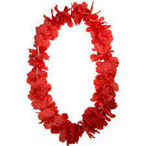Collar de Flores Rojo R4U Canarias